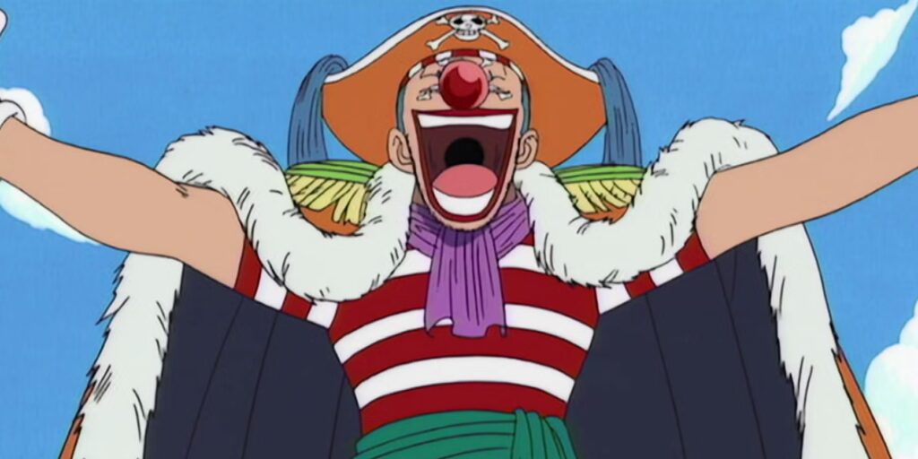 Mike McFarland as Buggy the Clown in One Piece