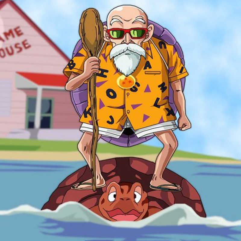 Mike McFarland as Master Roshi in Dragon Ball